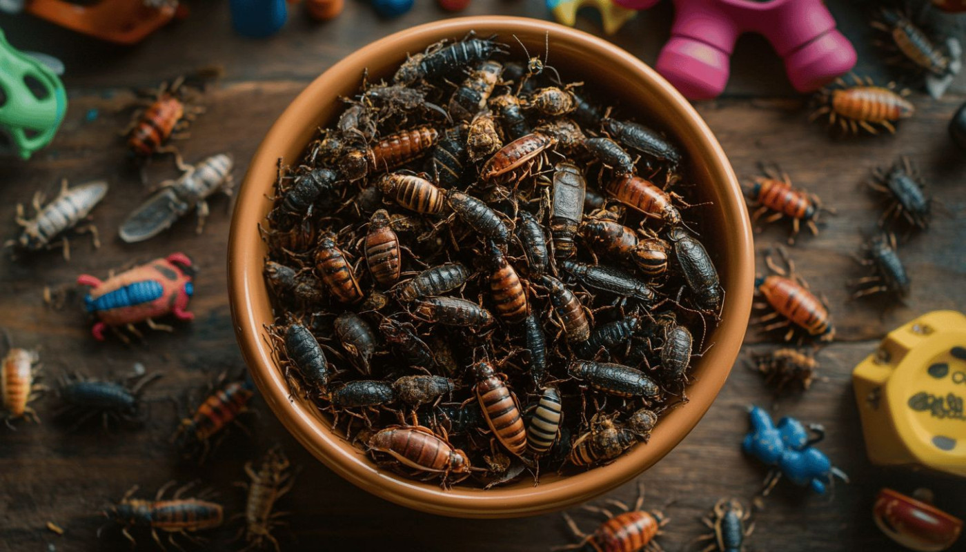 Comment les insectes séchés profitent à la santé de vos animaux domestiques